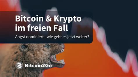 Bitcoin Krypto Wie tief können Kurse jetzt fallen