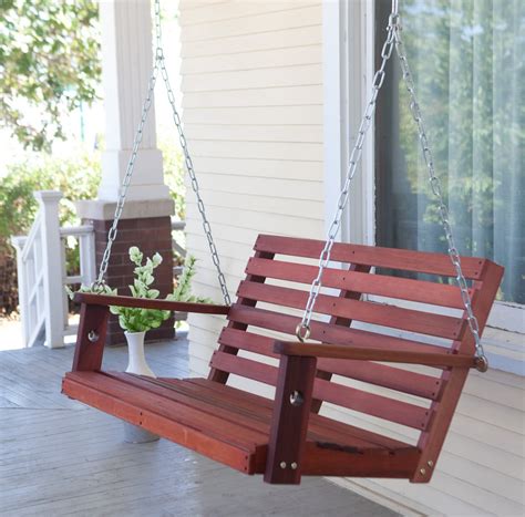 Wooden Front Porch Swing - Design Ideas