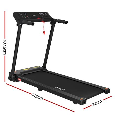 Foldable Electric Treadmill W Lcd 12 Programs Everfit