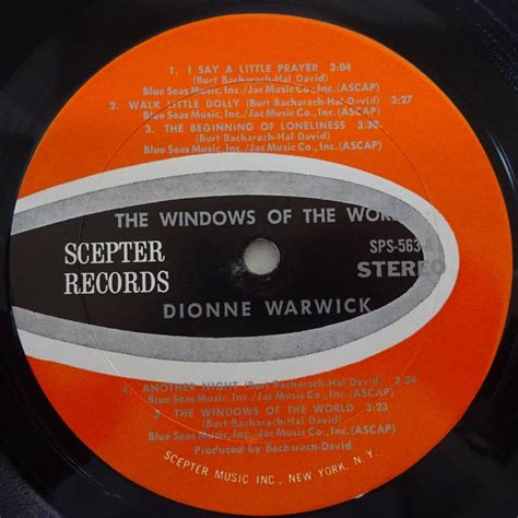 Yahoo オークション 10019638 US盤Dionne Warwick The Windows