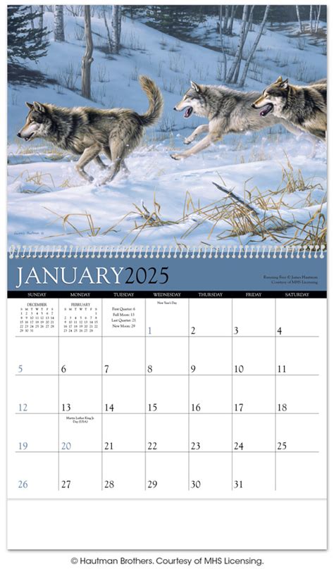 Wildlife Art By The Hautman Brothers Calendar X