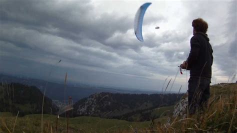 First Flight With My New Rc Paraglider FOX 1 5 YouTube