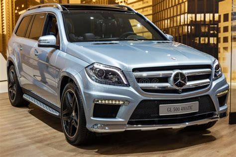 Mercedes Benz GL 500 4MATIC Luxury SUV Car Editorial Photography