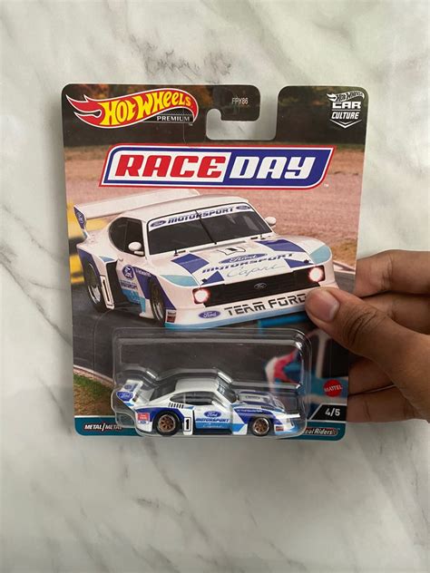 Hot Wheels Premium Raceday Ford Capri Gr 5 White Hobbies Toys Toys Games On Carousell