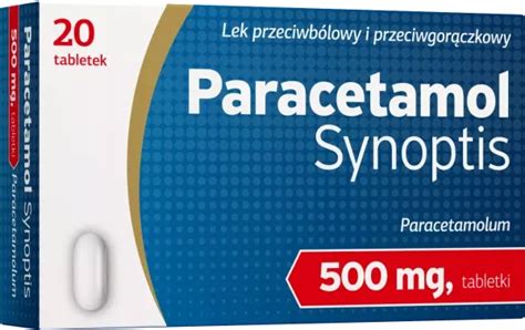 Paracetamol Synoptis 500mg 20 Tabl 13441393278 Allegro Pl