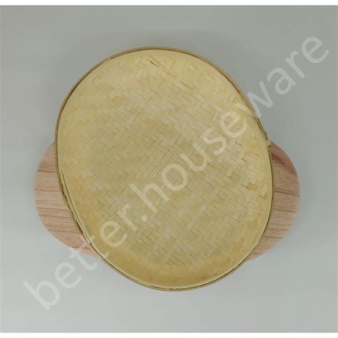 Jual Piring Oval Lalapan Piring Piring Bambu Wadah Saji Wadah Makan