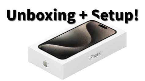 Iphone 15 Pro Max Unboxing Setup Youtube