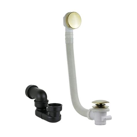 Set Sifone E Colonna Di Scarico Vasca Colore Oro Vicario Kitvicario