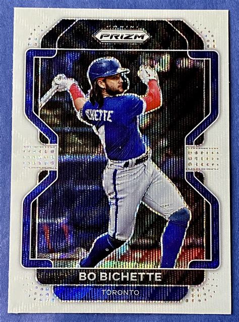 Panini Prizm White Wave Prizm Bo Bichette Blue Jays Sp Color