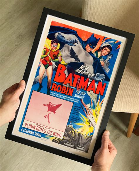 Batman and Robin 1949 Movie Poster - The Curious Desk