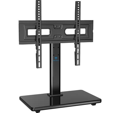 Perlesmith Universal Swivel Tv Stand For Tv Height Adjustable