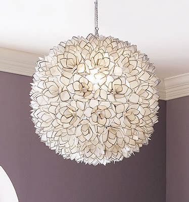 RG _ the shop library: Capiz Shell Pendant Light