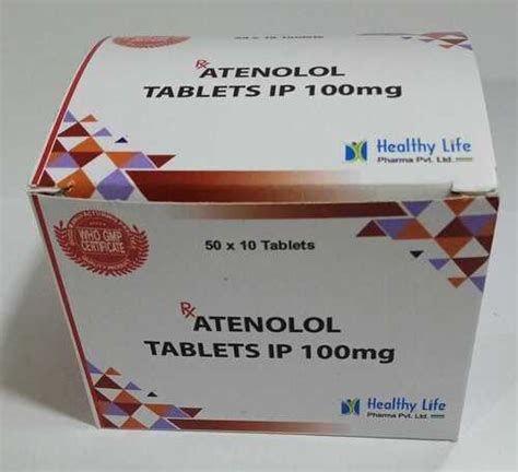 Atenolol Tablets Mg At Best Price In Mumbai Healthy Inc