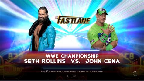 FULL MATCH John Cena Vs Seth Freakin Rollins WWE Tiltle Steel