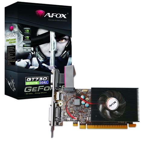 Відеокарта GF GT 730 4GB GDDR3 Afox AF730 4096D3L8 низькі ціни