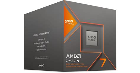 Amd Ryzen 7 8700g 42 Ghz Eight Core Am5 100 100001236box Bandh