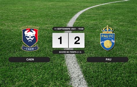 Résultats Ligue 2 1 2 Pour Pau Contre Caen Au Stade Michel Dornano