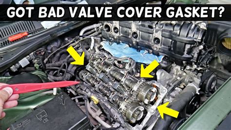 HOW TO KNOW IF YOU HAVE BAD VALVE COVER GASKET ON A CAR YouTube