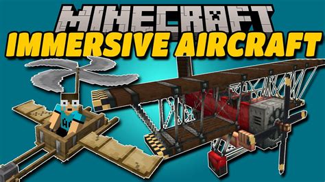 Mod De Aviones Epicos En Minecraft Immersive Aircraft Youtube