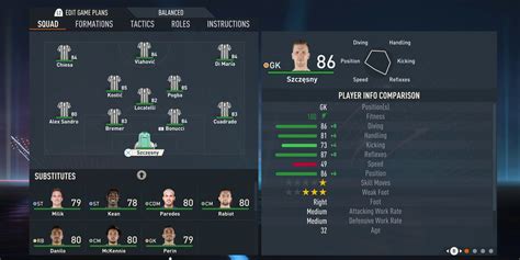 Fifa The Best Formation Starting For Juventus