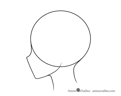 How To Draw Anime Face Side View With Proportions Animeoutline