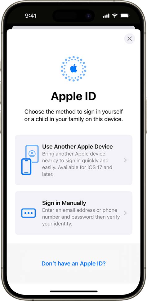 Sign In With Your Apple Id Apple Support Uk