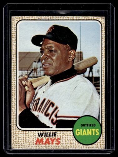 1968 Topps Willie Mays San Francisco Giants 50 EBay