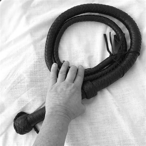 Bull Whip Leather Large Spanking Toy Lederpeitsche Latigo 6 Etsy