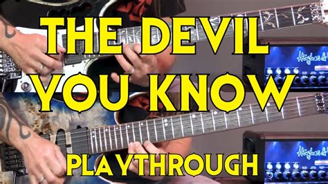 The Devil You Know Blues Saraceno Steve Stine Playthrough Cover