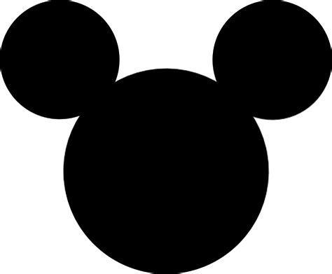 Silhouette Mickey Mouse Ears At Getdrawings Free Download