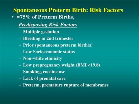 Ppt Diagnosis And Treatment Of Preterm Labor How Far Have We Come