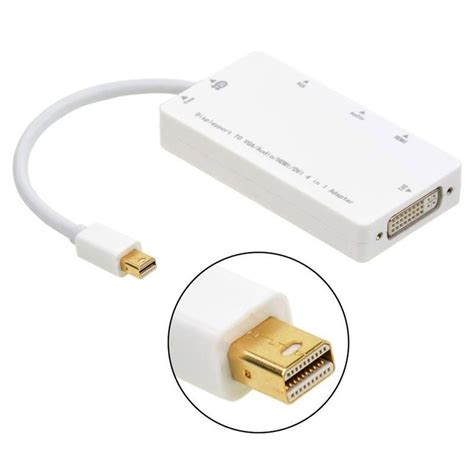 Alfais 4474 Mini displayport To Hdmi Dvi Vga 3 5mm Kulaklık Çıkışı