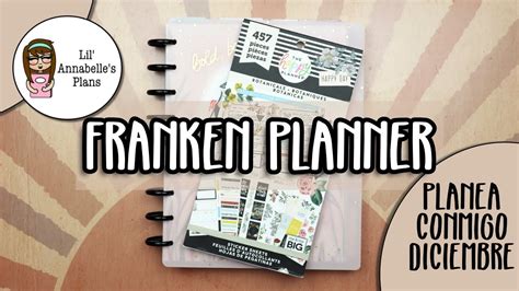 PLANEA CONMIGO Franken Planner Agenda Para El Hogar YouTube