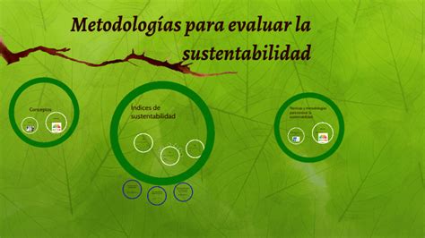 Metodologías para evaluar la sustentabilidad by Omar Melendez