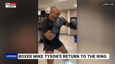 May Not Last Long Mike Tyson Shares Scary Training Video Ahead Of