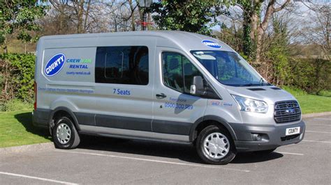 Ford Transit Lwb Trend 7 Seat Crew Cab Van For Hire County Car And Van Rental