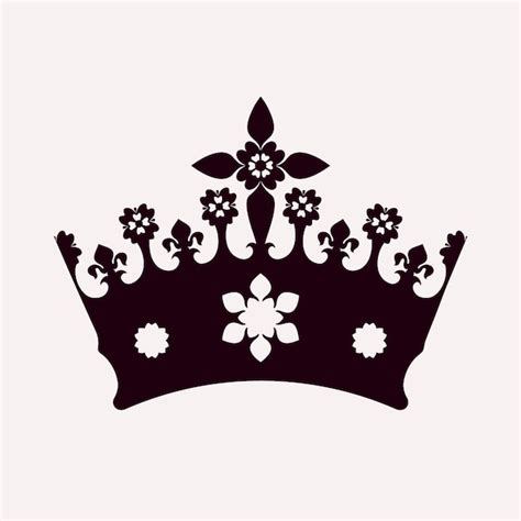 Free Vector | Flat design crown silhouette