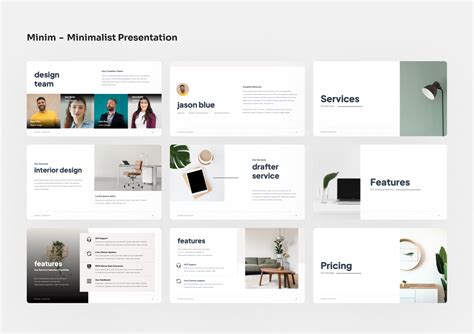 Minim - Minimalist Google Slides Presentation, Presentation Templates