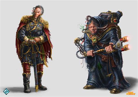 W40k Rogue Trader Characters by ARTOFJUSTAMAN on DeviantArt