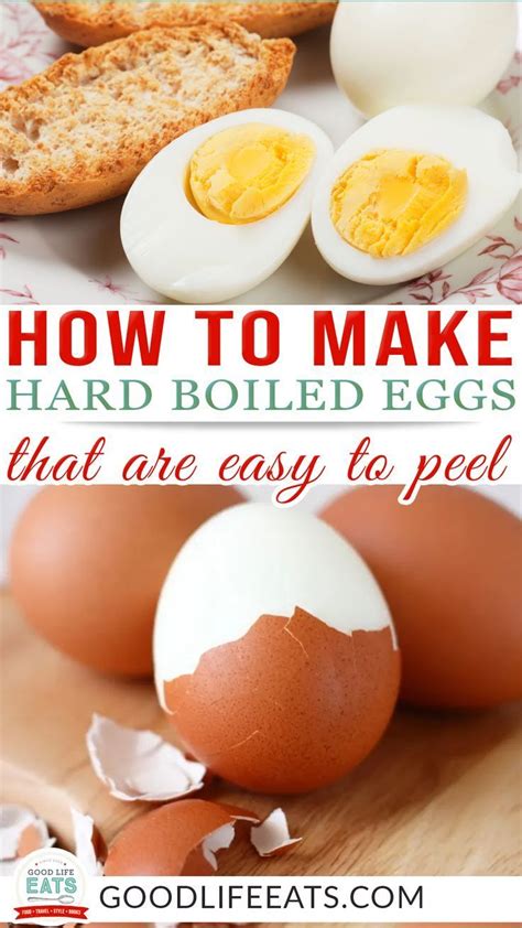 Easy Peel Hard Boiled Eggs Good Life Eats Boiled Eggs Peeling Hard