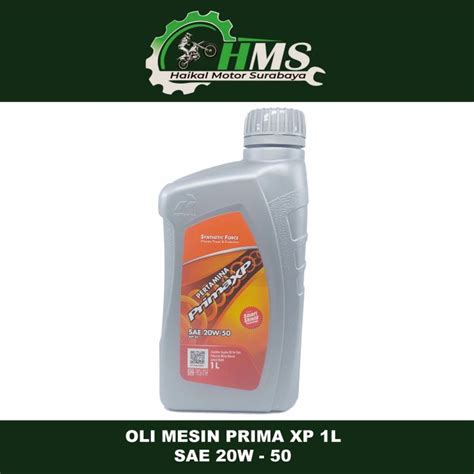 OLI MESIN PRIMA XP 1 Liter Oli Mesin PERTAMINA Prima XP 1 LITER SAE