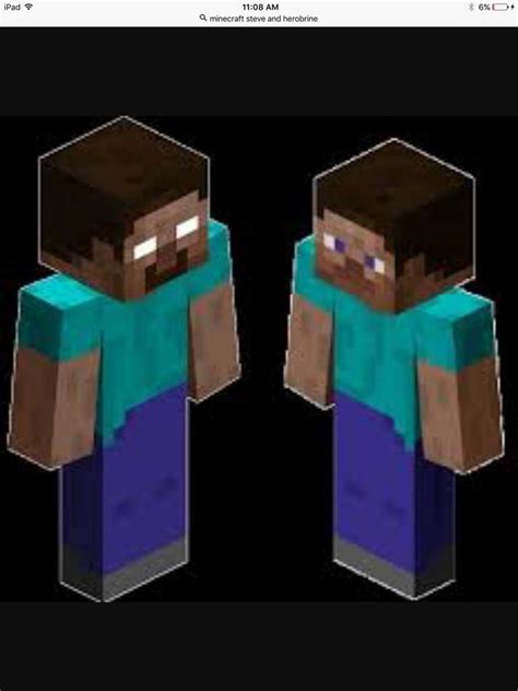 Minecraft Pictures Of Herobrine And Steve