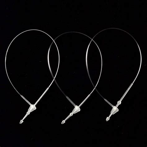 pcs plastic tags snap lock loop  plastic tags snap lock loop