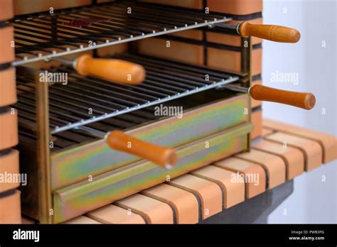 Outdoor Barbecue Grill Stock Photo Alamy