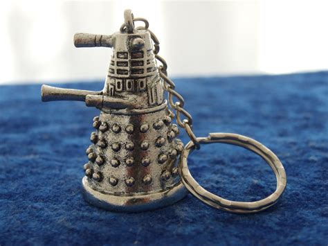 Dalek Keyring Dr Who Key Ring Keychain Key Chain Etsy Uk