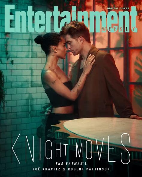 Zoë Kravitz And Robert Pattinson For Entertainment Weekly R Dc Cinematic