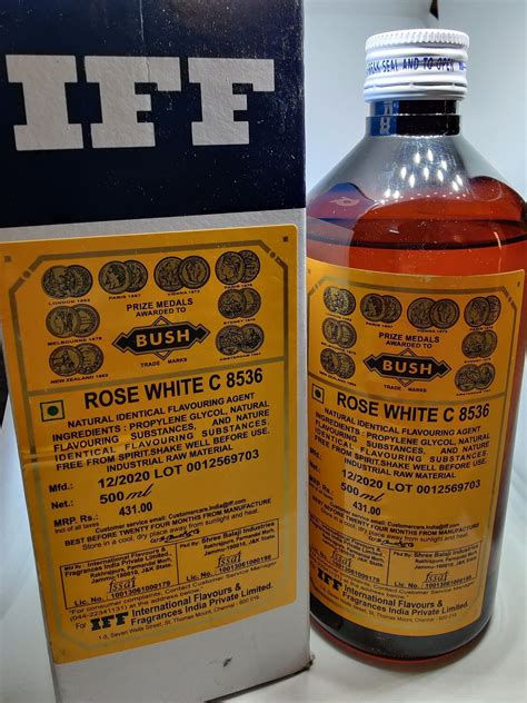 Liquid Iff Rose White Essence For Bakery Packaging Size Ml Rs