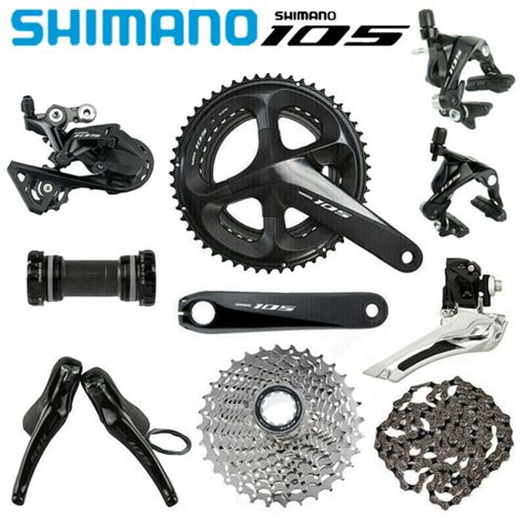 Shimano 105 R7000 Groupset 2x11 Speed Road Bike Crankset Shifter Front Derailleur Rear