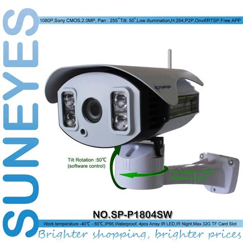 Suneyes Sp P Sw Onvif Ip Camera Wireless Outdoor P Pan Tilt