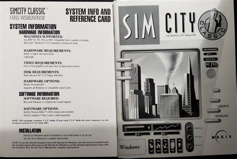 Found an old SimCity Classic Manual : r/SimCity